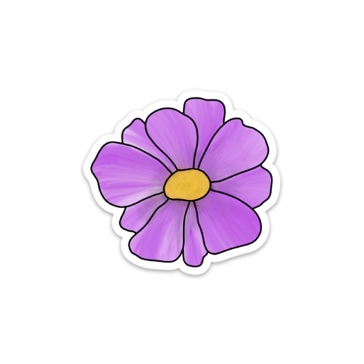 Cosmos Flower - Sticker