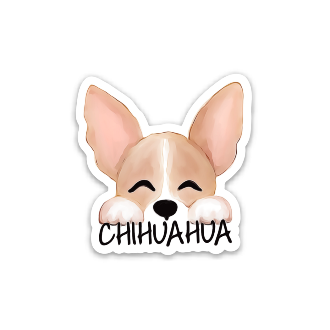 trompeta Más allá Expectativa Chihuahua - Sticker